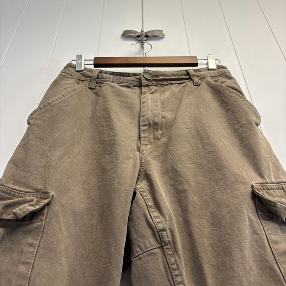 J. Galt‎ Pants Womens Cargo Utility Straight Leg Pants Size M Rugged Streetwear - Picture 7 of 8